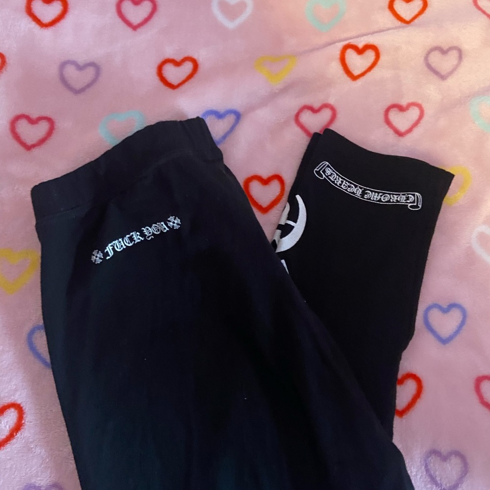 Chrome Hearts F You Leggings
